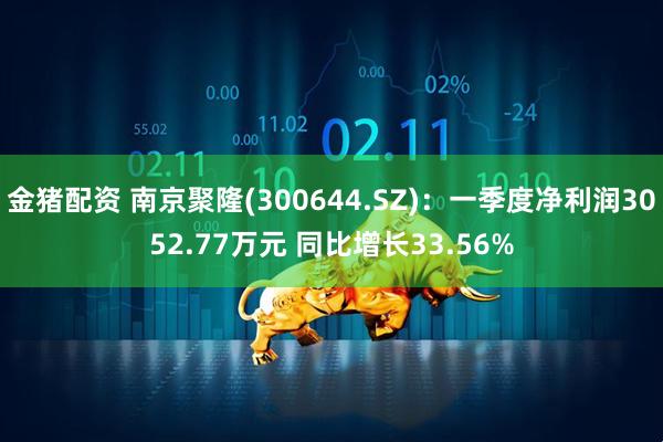 金猪配资 南京聚隆(300644.SZ)：一季度净利润3052.77万元 同比增长33.56%
