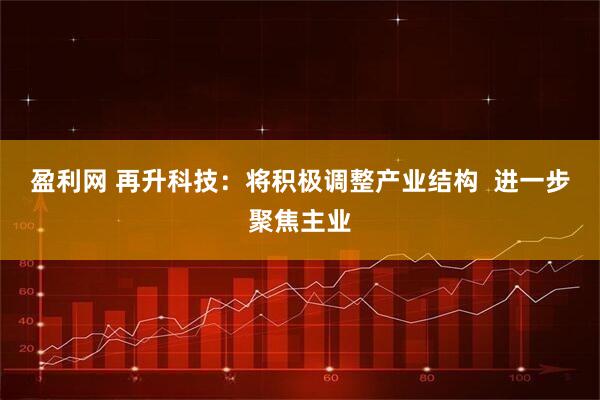 盈利网 再升科技：将积极调整产业结构  进一步聚焦主业